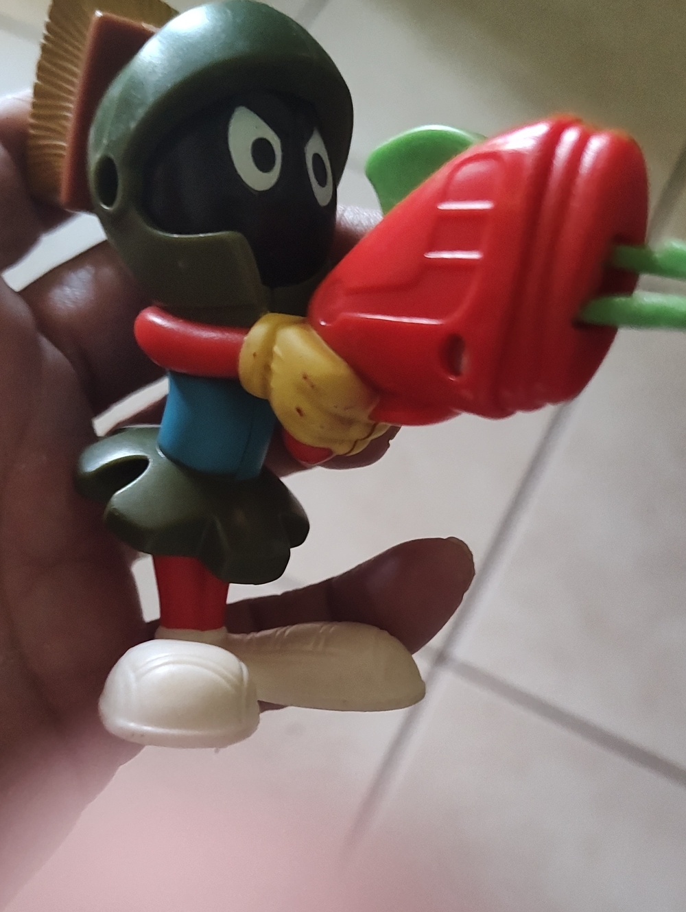 Marvin the Martian Action Figure with Red Blaster - Kids Play Toy